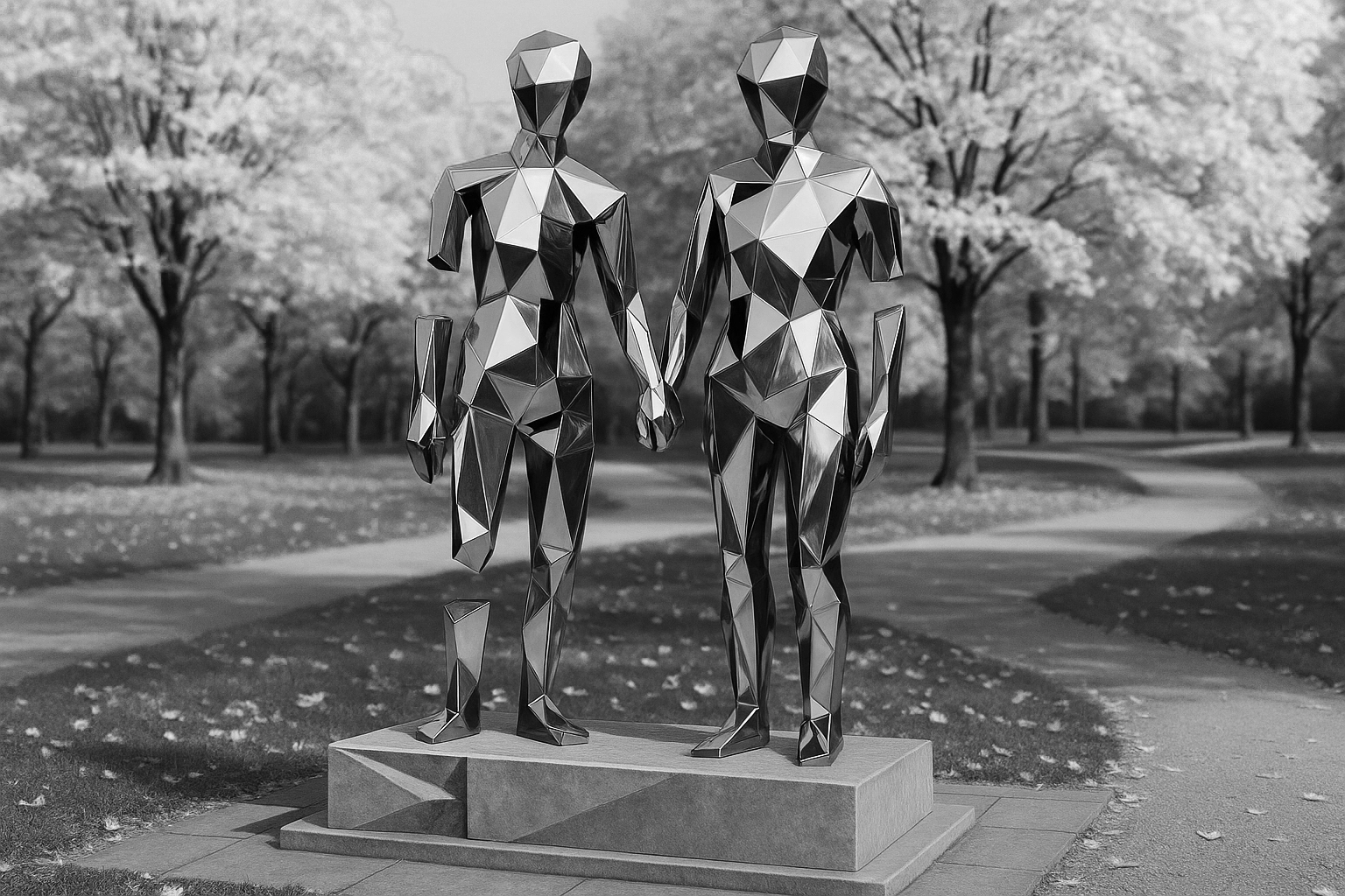 Abstract sculpture detail by VOAN