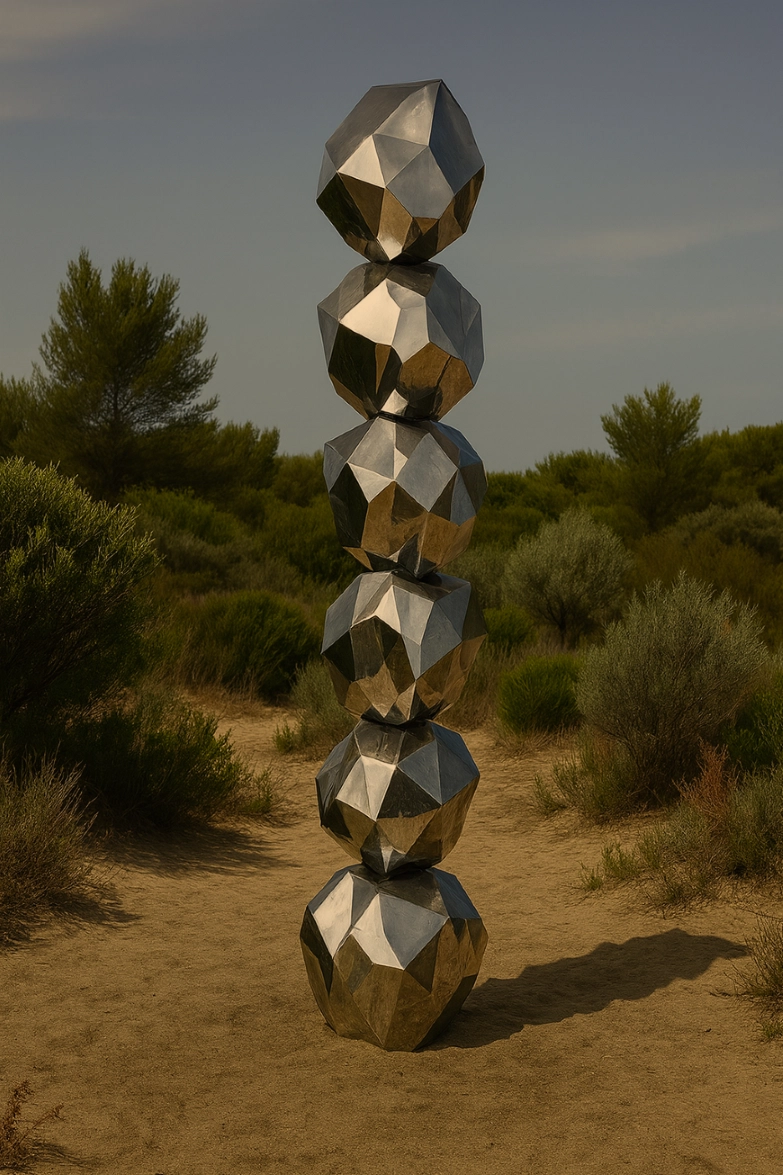 Abstract sculpture detail by VOAN